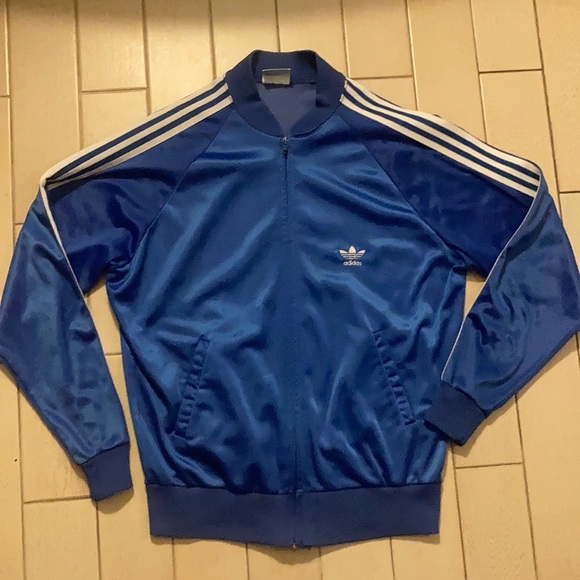 Vintage Adidas track jacket blue - Picture 2 of 12